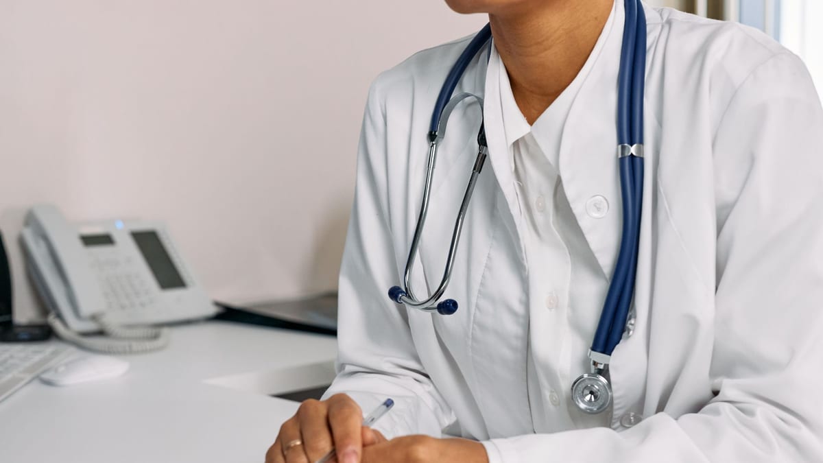 A plastic surgeon's office, where breast augmentation recovery is planned