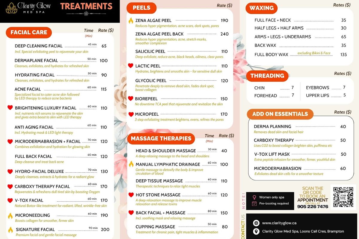 Clarity Glow Med Spa - Female only, med spa and aesthetic clinic in Brampton