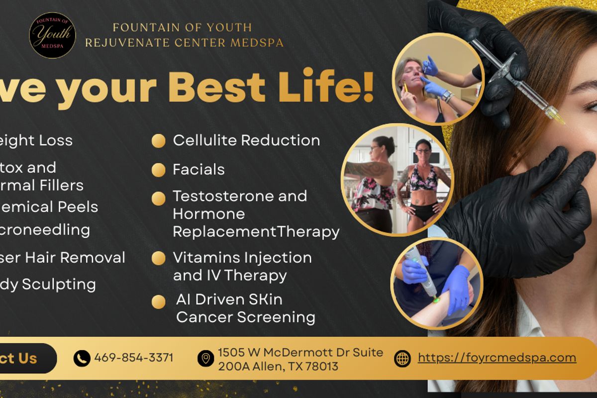 Fountain of Youth Rejuvenate Center MedSpa, med spa and aesthetic clinic in Allen