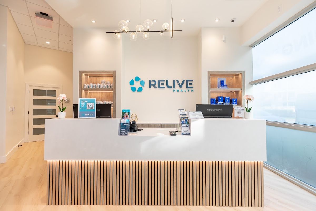 Relive Health Coral Gables, med spa and aesthetic clinic in Coral Gables
