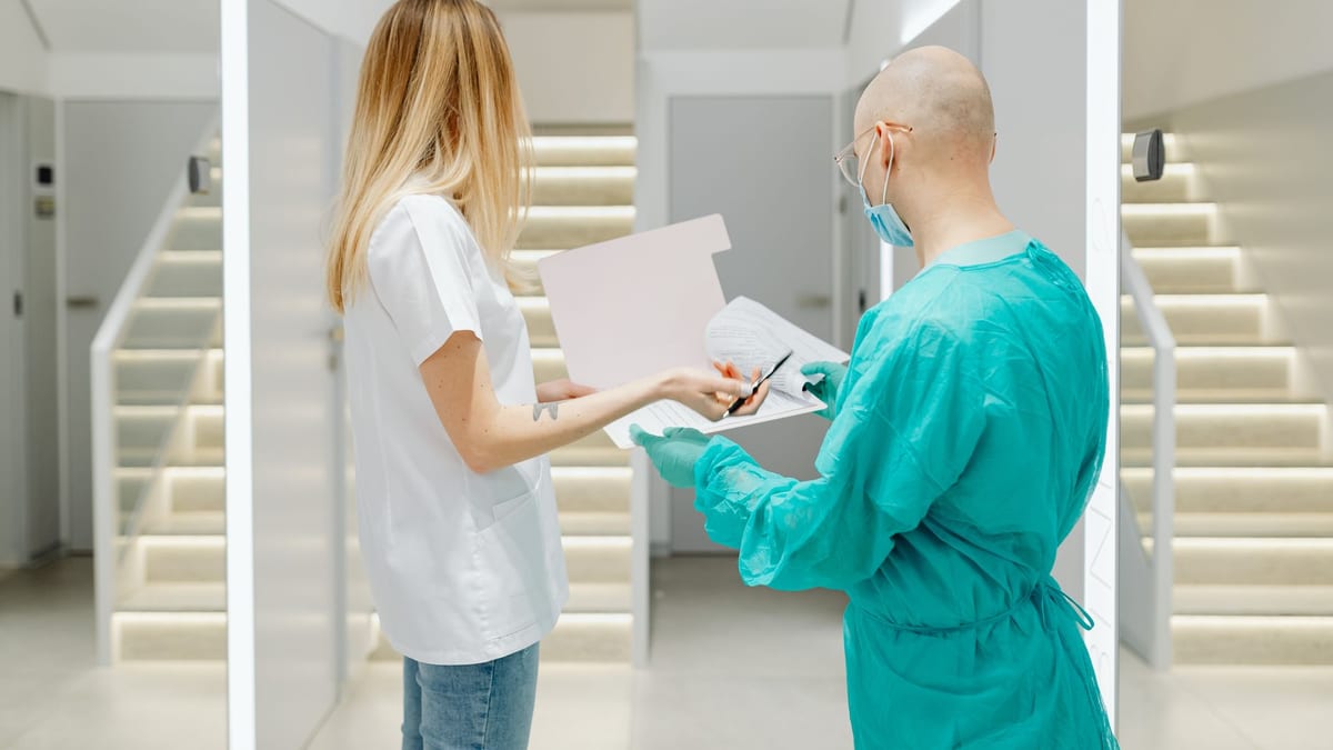 The interior of a modern plastic surgery clinic