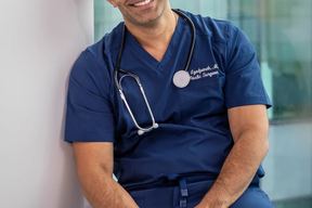 Dr. Ali Izadpanah, a renowned triple board-certified plastic surgeon based in Montreal in Montreal